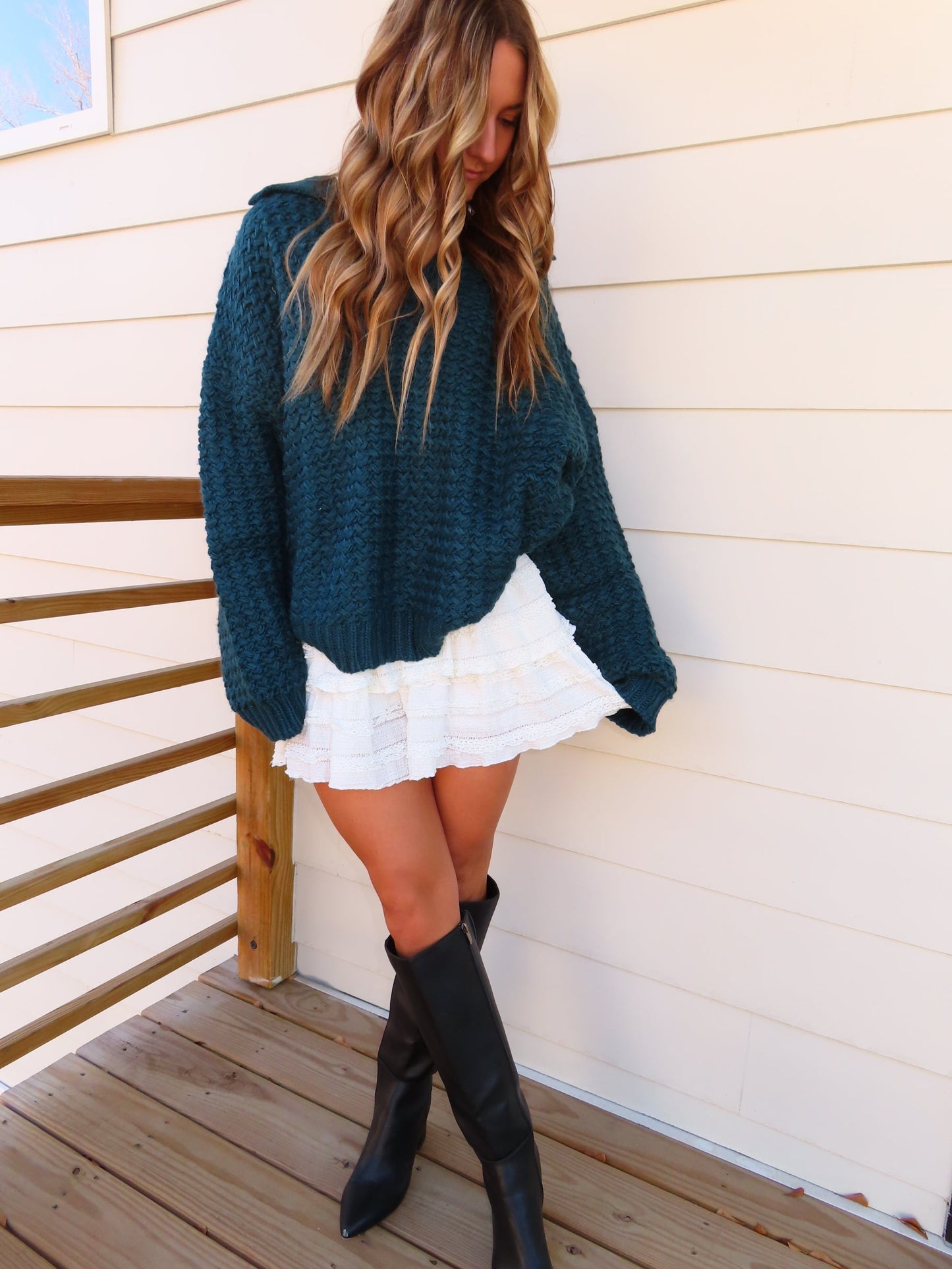 Forest Cable Sweater