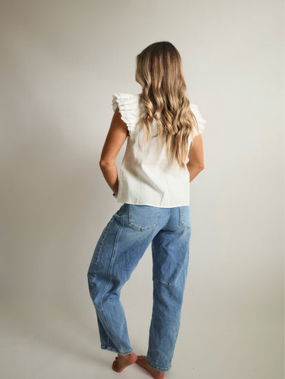 Risen Barrel Jeans